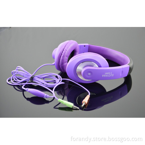 High Quality Wired Headphones with Mic for Computer Use or Gift (H04)